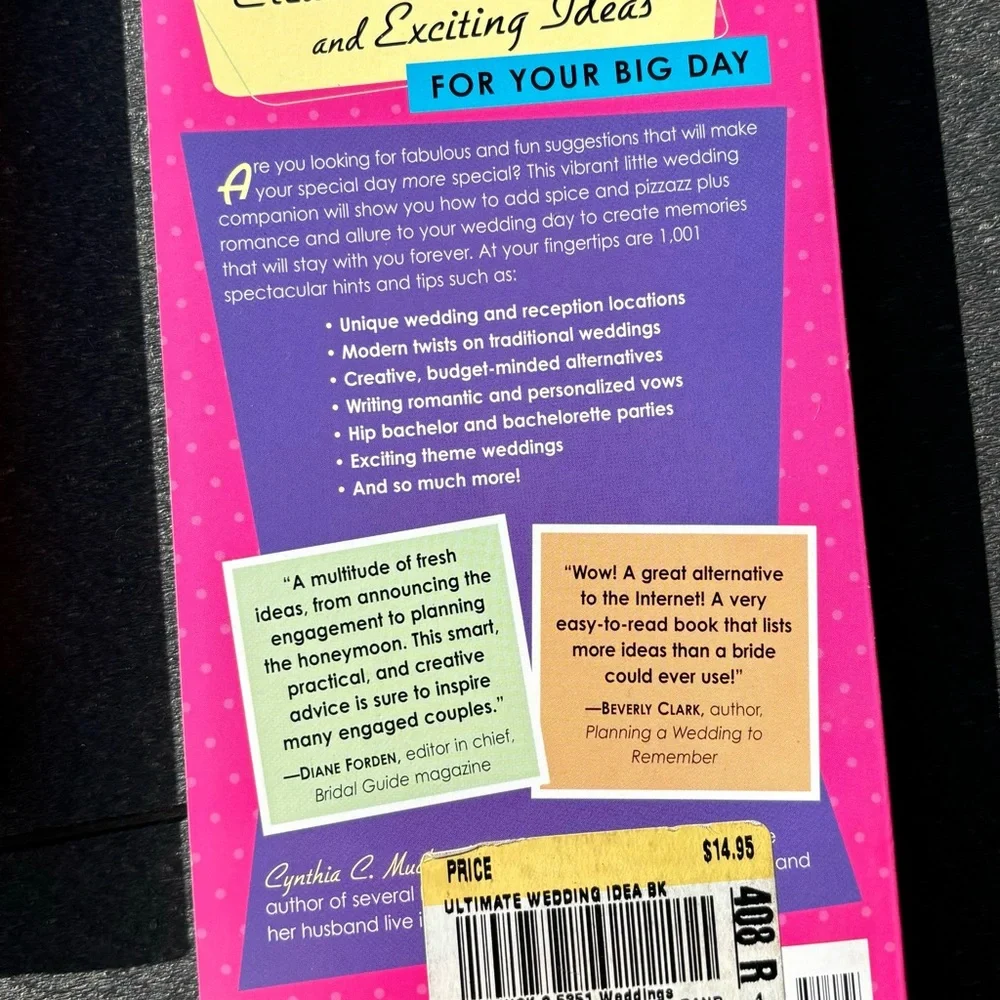 2 Wedding Planning Books - like new!